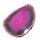 Achat pink Hälfte einer Geode ca. 40 - 80 mm