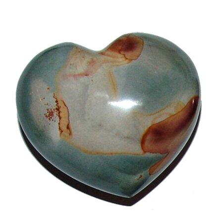 Polychromjaspis XL Herz Handschmeichler ca. 90 - 100 mm