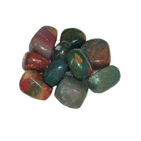 Heliotrop 50 g Trommelsteine, ca. 2 - 4  Steine Handschmeichler ca. 15 - 25 mm