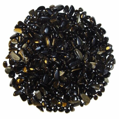 Obsidian Gold mini Trommelsteine ca. 4 - 10 mm