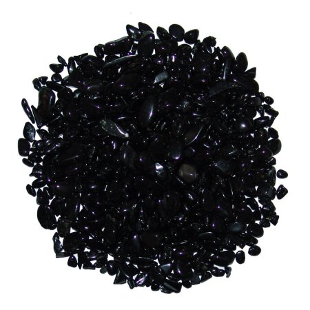 Turmalin Schwarz Schörl mini Trommelsteine ca. 4-12 mm