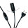 Zuleitung Kabel für Salzlampen, 120 cm lang, weißes Kabel mit Schalter