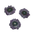 Amethyst Stalaktit Querschnitt beidseitig poliert ca. 30 mm