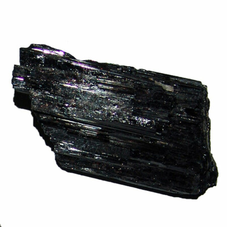Turmalin schwarz/Schörl Rohstück Rohkristall teilweise mit Einschlüssen 100 - 200 g