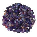 Achat lila gefärbt mini Trommelsteine ca. 5 - 10 mm