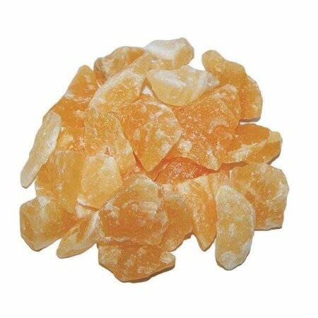 Orangen Calcit aus Mexiko Rohsteine Wassersteine Brunnensteine ca. 2 - 6 cm