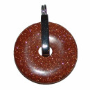Donut Clip aus silberfarbenen Metall (Metalllegierung)...
