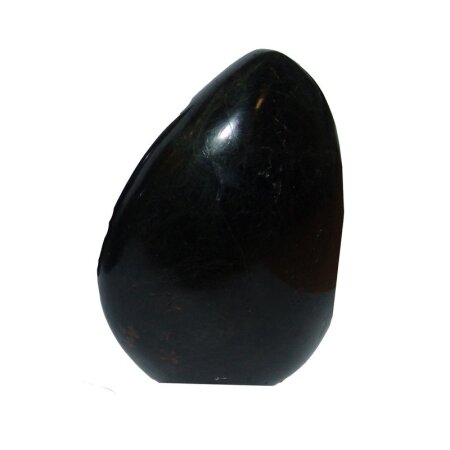 Turmalin Schwarz / Schörl Free Form Skulptur poliert mit Standfläche XXL ca. 100-120  mm ca.700 -900  Gramm