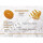 Orangencalcit Kreuz Anhänger ca. 30 x 25 x 5 mm mit Bohrung ca. 2,5 mm