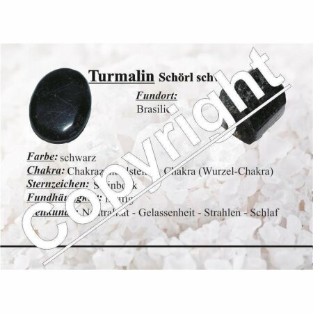 Turmalin schwarz Schörl Rohsteine Wassersteine klein ca. 10 - 40 mm