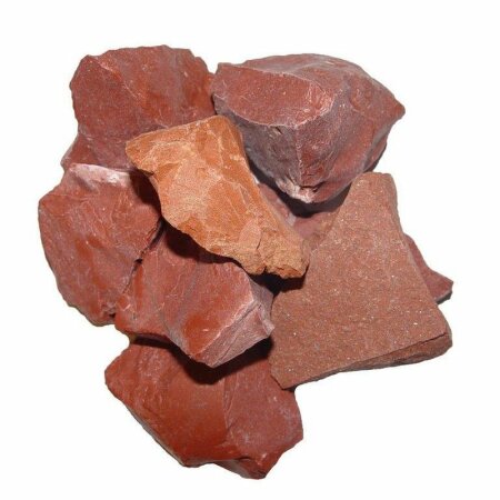 Jaspis rot Wasserstein unbehandelte Rohsteine Rohstücke je ca. 3 - 5 cm