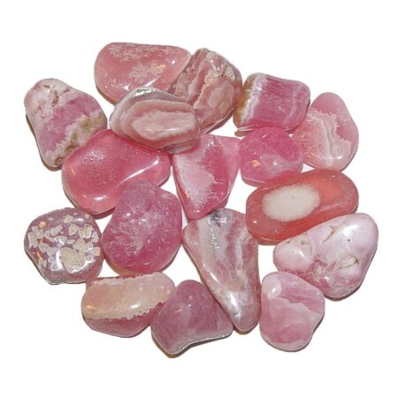 Rhodochrosit  mini Trommelsteine  ca. 8 - 15 mm