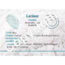 Larimar Trommelstein Free Form ca. 15 - 20 mm mit Bohrung...