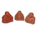 Goldfluss synthetisch Happy Buddha sitzend ca. 25 x 30 mm