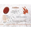 Goldfluss synthetisch Happy Buddha sitzend ca. 25 x 30 mm