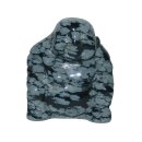 Schneeflockenobsidian Happy Buddha sitzend ca. 45 x 50 mm