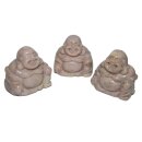 Rhodonit Happy Buddha sitzend ca. 25 x 30 mm