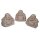 Rhodonit Happy Buddha sitzend ca. 25 x 30 mm