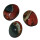 Polychrom Jaspis flacher Trommelstein Handschmeichler ca. 30 - 40 mm