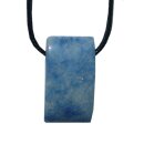 Blauquarz Anhänger Rechteck + FreeForm