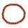 Achat Carneol Kugel Armband 6 mm auf stabilem Stretchband aufgezogen