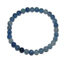 Blauquarz Kugel Armband 6 mm auf stabilem Stretchband...