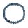 Blauquarz Kugel Armband 6 mm auf stabilem Stretchband aufgezogen