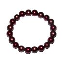 Muschelkern Perlen Kugel Armband 10 mm bordeaux  rot  auf...