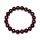 Muschelkern Perlen Kugel Armband 10 mm bordeaux  rot  auf stabilem Stretchband aufgezogen