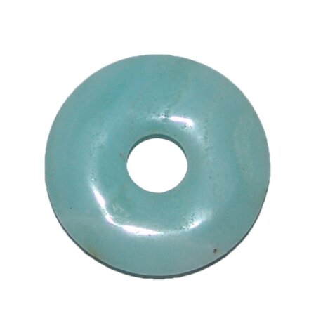Amazonit Donut Anhänger ca. 30 mm