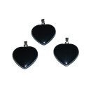 Hämatit Herz Anhänger mit siöberfarbener...