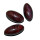 Rubin Trommelstein Handschmeichler oval A* extra Qualität ca. 35 - 40 mm
