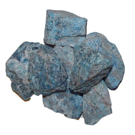 Apatit Natur Roh Steine Wassersteine unbehandelt ca. 25 - 40 mm