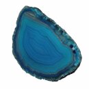 Achat petrol blau Hälfte einer Geode ca. 40 - 70 mm