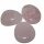 Rosenquarz Scheibenstein genormt  ca. 30 - 40 mm