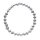 Bergkristall 6 mm Kugel Armband ca. 19 - 20 cm auf Stretchband