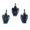 Sodalith Engel Anhänger mit siöberfarbener...