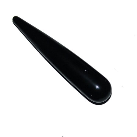 Obsidian Massage Stab / Griffel konische Form ca. 90 -...