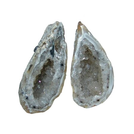 Achat Geode PAAR aufgeschnitten, poliert A* Qualität Größe *XS  ca. 20 - 30  mm
