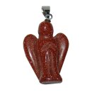 Goldfluss Engel Anhänger mit silberfarbener...