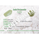 Jade Herz Anhänger mit silberfarbener Metallöse ca. 20 mm