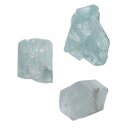 Aquamarin Beryll Natur Rohstück schöne blaue klare Aqua Farbe Größe: XL 10-12 g