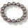 Armband Tamouree Muschelkernperle, ca. 12 mm, Silber-rosé, auf Elastik gezogen