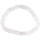 Funk-Collier Armband Weisser Mondstein facettiert, ca. 18.5 cm