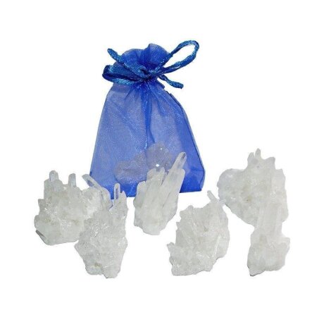 6 Stück Bergkristall schöne kleine Stufen Natur gewachsen und Natur belassen Give away Geschenk