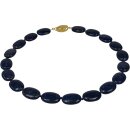 Edelstein Kette Lapis Lazuli, Collier, 925oo Silber...