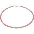 Edelstein Kette - Bambuskoralle Collier ca. 5 mm 925oo...