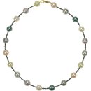 Funk-Collier Tamouree Muschelkernperle, Hämatin,...