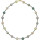 Funk-Collier Tamouree Muschelkernperle, Hämatin, 925oo Silber vergoldeter Karabiner, ca. 45 cm