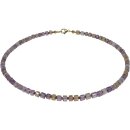 Funk-Collier Edelstein Kette - Ametrin, Coated Quarz...